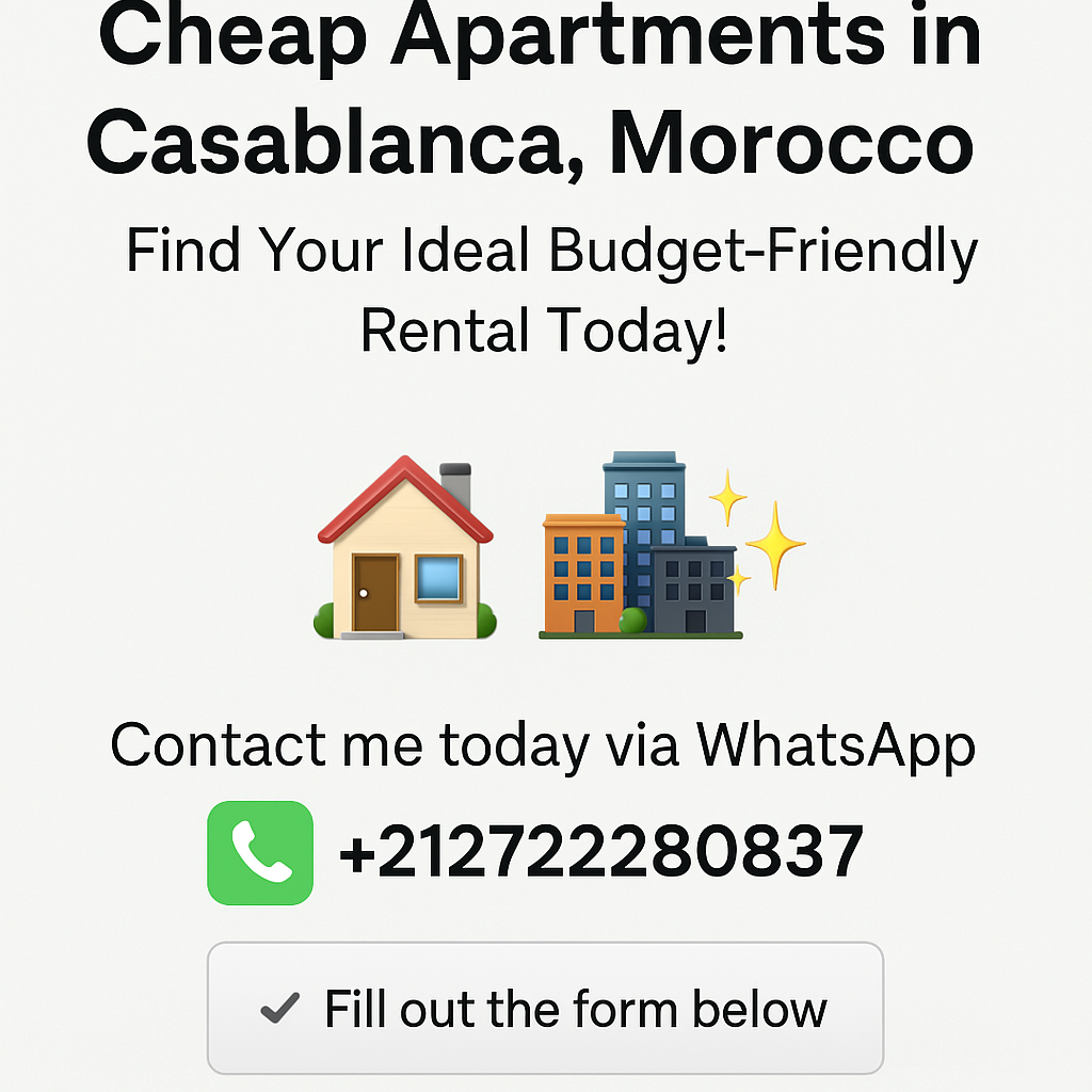 cheap apartments in casablanca morocco