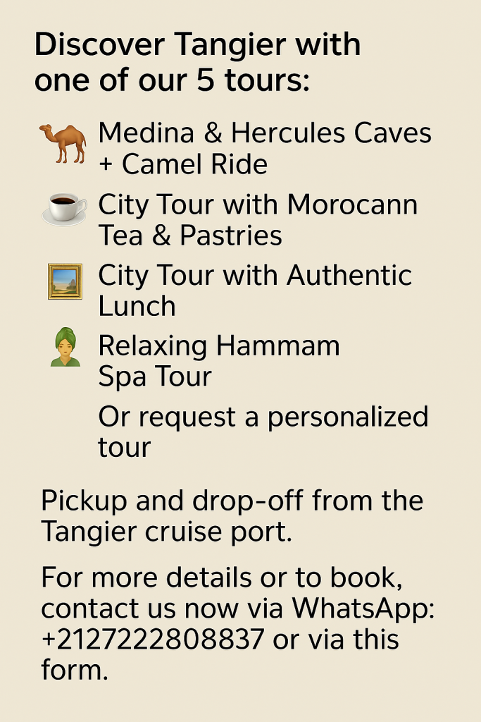whats in port tangier
