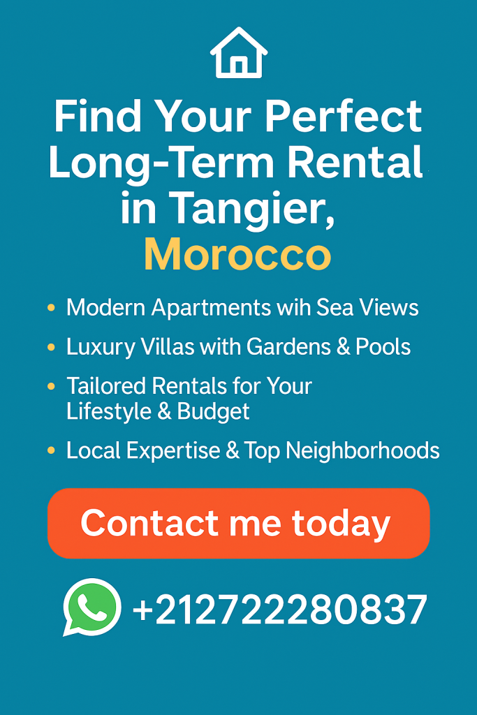 long term rentals in tangier morocco