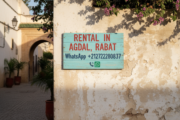 rent in agdal rabat