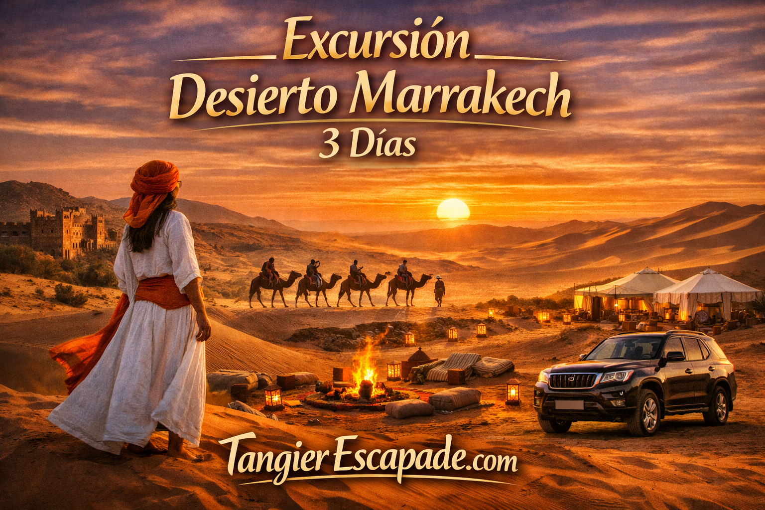 Excursión desierto Marrakech 3 días – Merzouga y Erg Chebbi