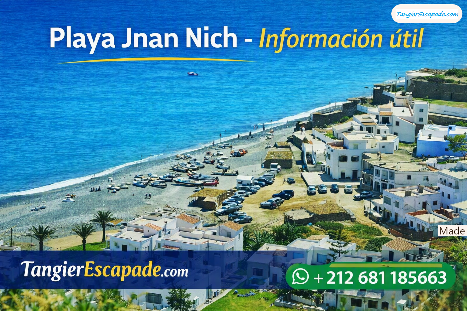 Playa Jnan Nich en Marruecos: ubicación, fotos, tiempo y cómo llegar