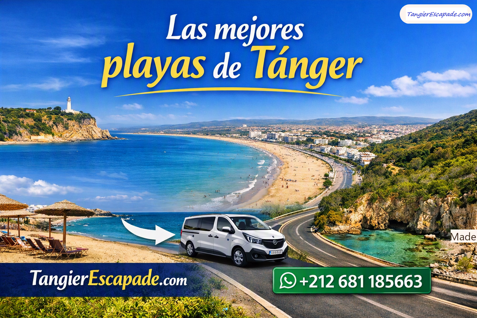 Mejores playas en Tánger: Malabata, Municipal, Achakar, Blanca y Costa